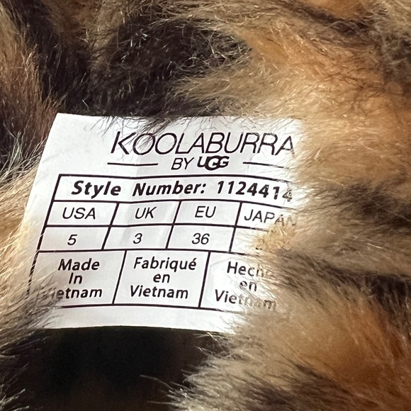 NEW Milo Cheetah Koolaburra by UGG Size 5 Wm - Picture 12 of 13